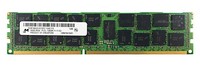 Memory RAM 1x 16GB Micron ECC REGISTERED DDR3  1600MHz PC3-12800 RDIMM | MT36KSF2G72PZ-1G6