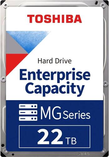 Hard Disk Drive TOSHIBA Enterprise 3.5'' HDD 22TB 7200RPM SAS 12Gb/s 512MB | MG10SFA22TE