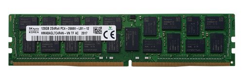 Memory RAM 1x 128GB Hynix ECC LOAD REDUCED DDR4 2S4Rx4 2666MHZ PC4-21300 LRDIMM | HMABAGL7C4R4N-VN