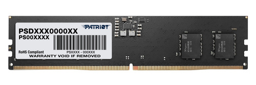 Memory RAM 1x 16 GB Patriot NON-ECC UNBUFFERED DDR5 4800MHz PC5-38400 UDIMM | PSD516G480081