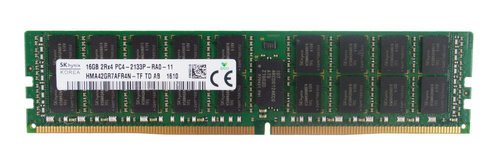 Memory RAM 1x 16GB Hynix ECC REGISTERED DDR4  2133MHz PC4-17000 RDIMM | HMA42GR7AFR4N-TF