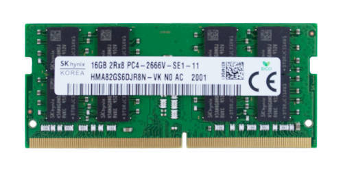 Memory RAM 1x 16GB Hynix SO-DIMM DDR4 2666MHZ PC4-21300 | HMA82GS6JJR8N-VK