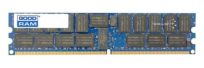 Memory RAM 1x 2GB GoodRAM ECC REGISTERED DDR2  667MHz PC2-5300 RDIMM | W-MEM67R2S42G