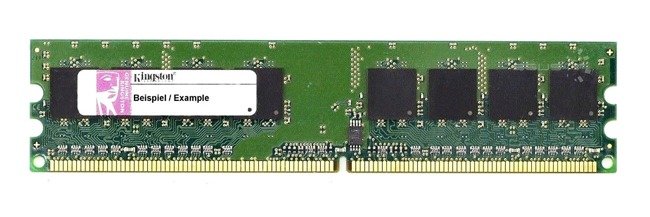 Memory RAM 1x 2GB Kingston ECC UNBUFFERED DDR2  533MHz PC2-4200 UDIMM | KTH-XW4200A/2G