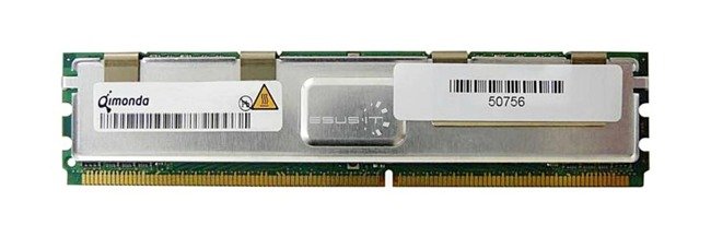 Memory RAM 1x 2GB QIMONDA ECC FULLY BUFFERED DDR2 533MHz PC2-4200 FBDIMM | HYS72T256420HFD