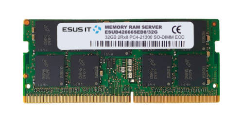 Memory RAM 1x 32GB ESUS IT SO-DIMM ECC DDR4 2666MHz PC4-21300 | ESUD42666SED8/32G