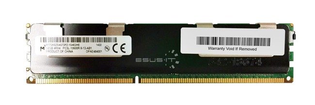 Memory RAM 1x 32GB Micron ECC REGISTERED DDR3  1333MHz PC3-10600 RDIMM | MT72KSZS4G72PZ-1G4