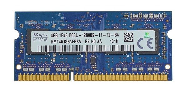 Memory RAM 1x 4GB Hynix SO-DIMM DDR3 1600MHz PC3-12800 | HMT451S6AFR8A-PB