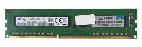 Memory RAM 1x 4GB Samsung ECC UNBUFFERED DDR3 2Rx8 1600MHz PC3-12800 UDIMM | M391B5273DH0-YK0