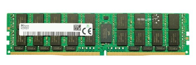 Memory RAM 1x 64GB Hynix ECC LOAD REDUCED DDR4 4Rx4 2133MHz PC4-17000 LRDIMM | HMAA8GL7MMR4N-TF