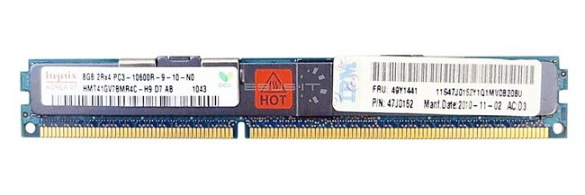 Memory RAM 1x 8GB Hynix ECC REGISTERED DDR3  1333MHz PC3-10600 RDIMM | HMT41GV7BMR4C-H9