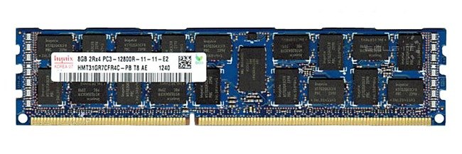 Memory RAM 1x 8GB Hynix ECC REGISTERED DDR3  1600MHz PC3-12800 RDIMM | HMT31GR7CFR4C-PB