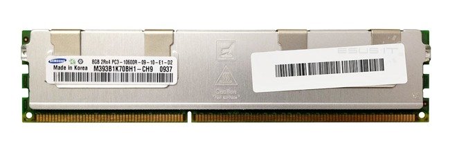 Memory RAM 1x 8GB Samsung ECC REGISTERED DDR3  1333MHz PC3-10600 RDIMM | M393B1K70BH1-CH9