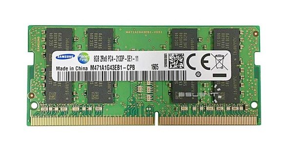 Memory RAM 1x 8GB Samsung SO-DIMM DDR4 2133MHz PC4-17000 | M471A1G43EB1-CPB