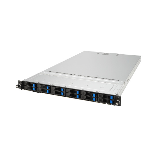 Server platform ASUS 1U RS700A-E12-RS12U/10G/2.6kW/12NVMe/GPU 90SF02D1-M006Z0 AMD x 2 DDR5 x 24 12 x 2.5" SATA/SAS/NVME PSU 1+1