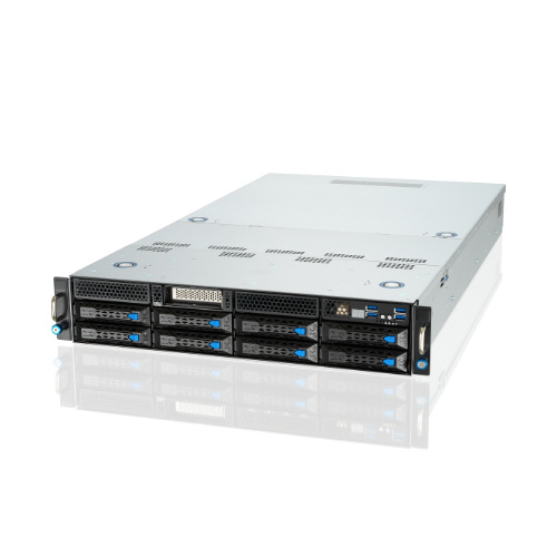 Server platform ASUS 2U ESC4000A-E11-SKU1/1600W(1+1) 90SF0251-M00150 AMD x 1 DDR4 x 8 10 x 2.5" SATA/SAS+2NVME PSU 1+1