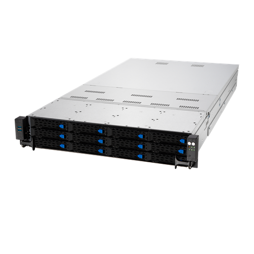 Server platform ASUS 2U RS720-E10-RS12/10G/1.6KW/8NVMe/OCP Intel x 2 DDR4 x 32 14 x 2.5" PSU 1+1