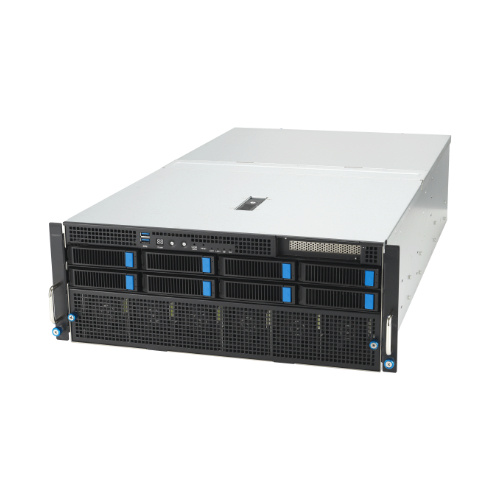 Server platform ASUS 4U ESC8000-E11P-SKU5/10G/3KW(2+2)/4PCIe/OCP 90SF02I5-M003H0 Intel x 2 DDR5 x 32 9 x 2.5" SATA/SAS PSU 2+2