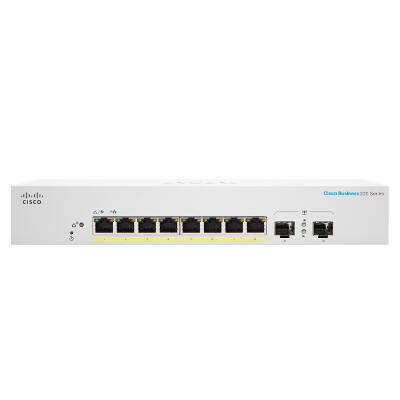 Switch Cisco Business CBS220-8FP-E-2G-EU 8x 1Gb 2x SFP 130 W PoE+