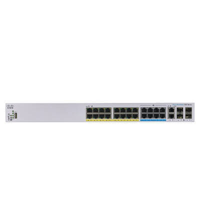 Switch Cisco Business CBS350-24NGP-4X-EU 16x 1Gb | 8x 5Gb 2x SFP+ 2x RJ-45/SFP+ 375 W PoE+