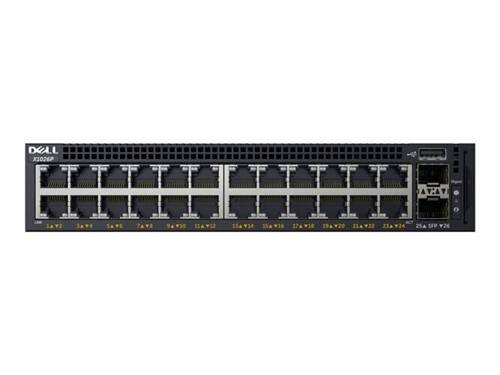 Switch DELL PowerSwitch X1026P 24x 1Gb 2x SFP 450 W PoE+