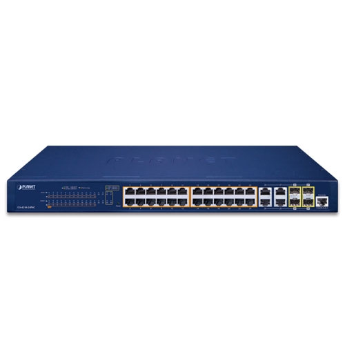 Switch Planet GS-4210-24P4C 24x 1Gb 4x RJ-45/SFP 280 W PoE+