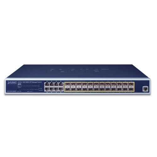 Switch Planet GS-5220-16S8CR 20x SFP 4x RJ-45/SFP