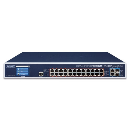 Switch Planet GS-6320-24UP2T2XV 24x 1Gb | 2x 10Gb 2x SFP+ 720 W PoE+