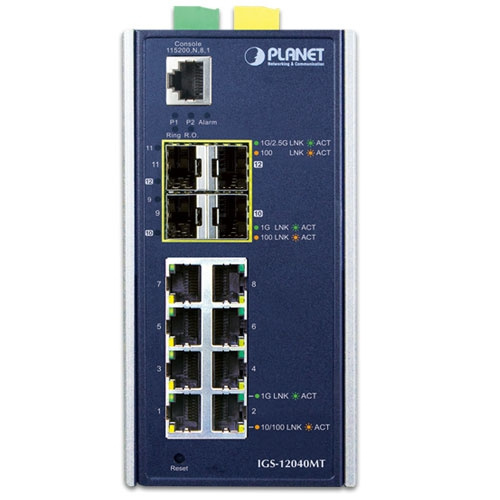 Switch Planet IGS-12040MT 8x 1Gb 4x SFP