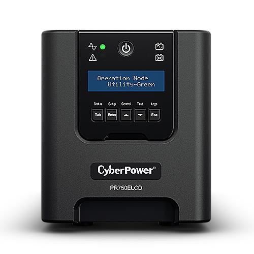 UPS CyberPower Professional Tower PR750ELCD 675W 6 sockets C13 new 2 years warranty