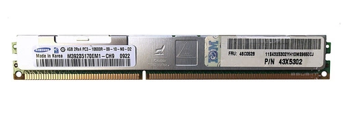 Memory RAM 1x 4GB Samsung ECC REGISTERED DDR3  1333MHz PC3-10600 RDIMM | M392B5170EM1-CH9