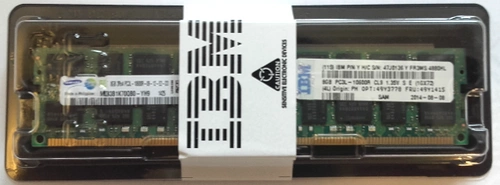 Memory RAM 1x 8GB IBM ThinkServer & System X DDR3 1333MHz ECC REGISTERED DIMM | 49Y3778 