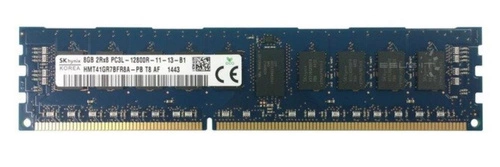 Memory RAM 1x 8GB Hynix ECC REGISTERED DDR3  1600MHz PC3-12800 RDIMM | HMT41GR7BFR8A-PB