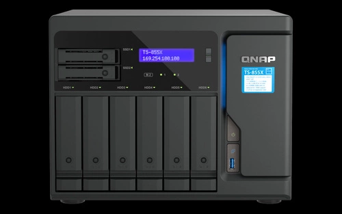 NAS server QNAP TS-855X-8G 8x SSD | HDD SATA 8GB RAM