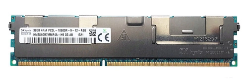 Memory RAM 1x 32GB Hynix ECC REGISTERED DDR3  1333MHz PC3-10600 RDIMM | HMT84GR7MMR4A-H9