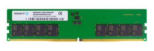 Memory RAM 1x 32 GB ESUS IT NON-ECC UNBUFFERED DDR5 4800MHz PC5-38400 UDIMM | ESUD54800UD8/32G