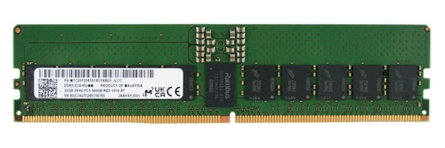 Memory RAM 1x 32 GB Micron ECC REGISTERED DDR5 2Rx8 5600MHz PC5-44800 RDIMM | MTC20F2085S1RC56BD1