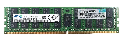 Memory RAM 1x 16GB Samsung ECC REGISTERED DDR4  2133MHz PC4-17000 RDIMM | M393A2G40DB0-CPB