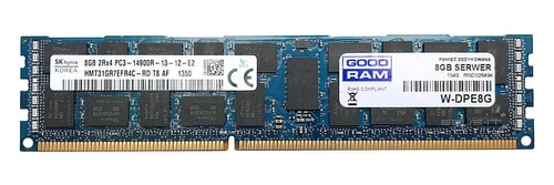 Memory RAM 1x 8GB Hynix ECC REGISTERED DDR3 2Rx4 1866MHz PC3-14900 RDIMM | HMT31GR7EFR4C-RD