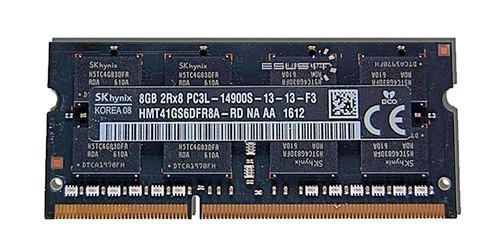 Memory RAM 1x 8GB Hynix SO-DIMM DDR3 1866MHz PC3-14900 | HMT41GS6DFR8A-RD