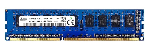 Memory RAM 1x 4GB Hynix ECC UNBUFFERED DDR3  1600MHz PC3-12800 UDIMM | HMT451U7BFR8A-PB