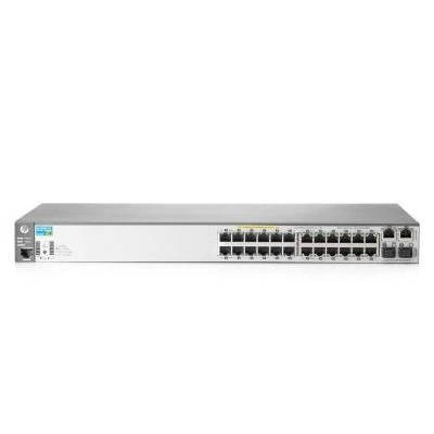 Switch HPE J9624A-RFB 24x 10/100 2x SFP 128 W PoE+