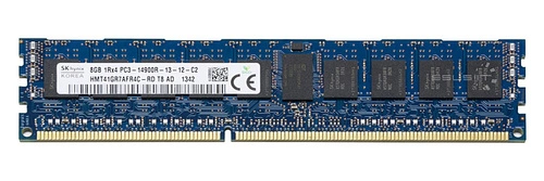 Memory RAM 1x 8GB Hynix ECC REGISTERED DDR3  1866MHz PC3-14900 RDIMM | HMT41GR7AFR4C-RD