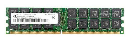 Memory RAM 1x 2GB QIMONDA ECC REGISTERED DDR2  667MHz PC2-5300 RDIMM | HYS72T256920EP-3S-B2