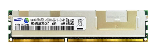 Memory RAM 1x 8GB Samsung ECC REGISTERED DDR3  1333MHz PC3-10600 RDIMM | M393B1K70CHD-YH9