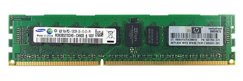 Memory RAM 1x 4GB Samsung ECC REGISTERED DDR3  1333MHz PC3-10600 RDIMM | M393B5270CH0-CH9 